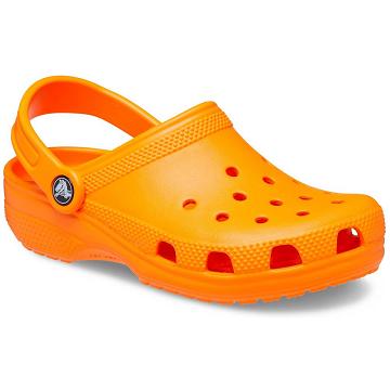 Zuecos Crocs Classic Niña Naranjas | Mexico 1558BEXC